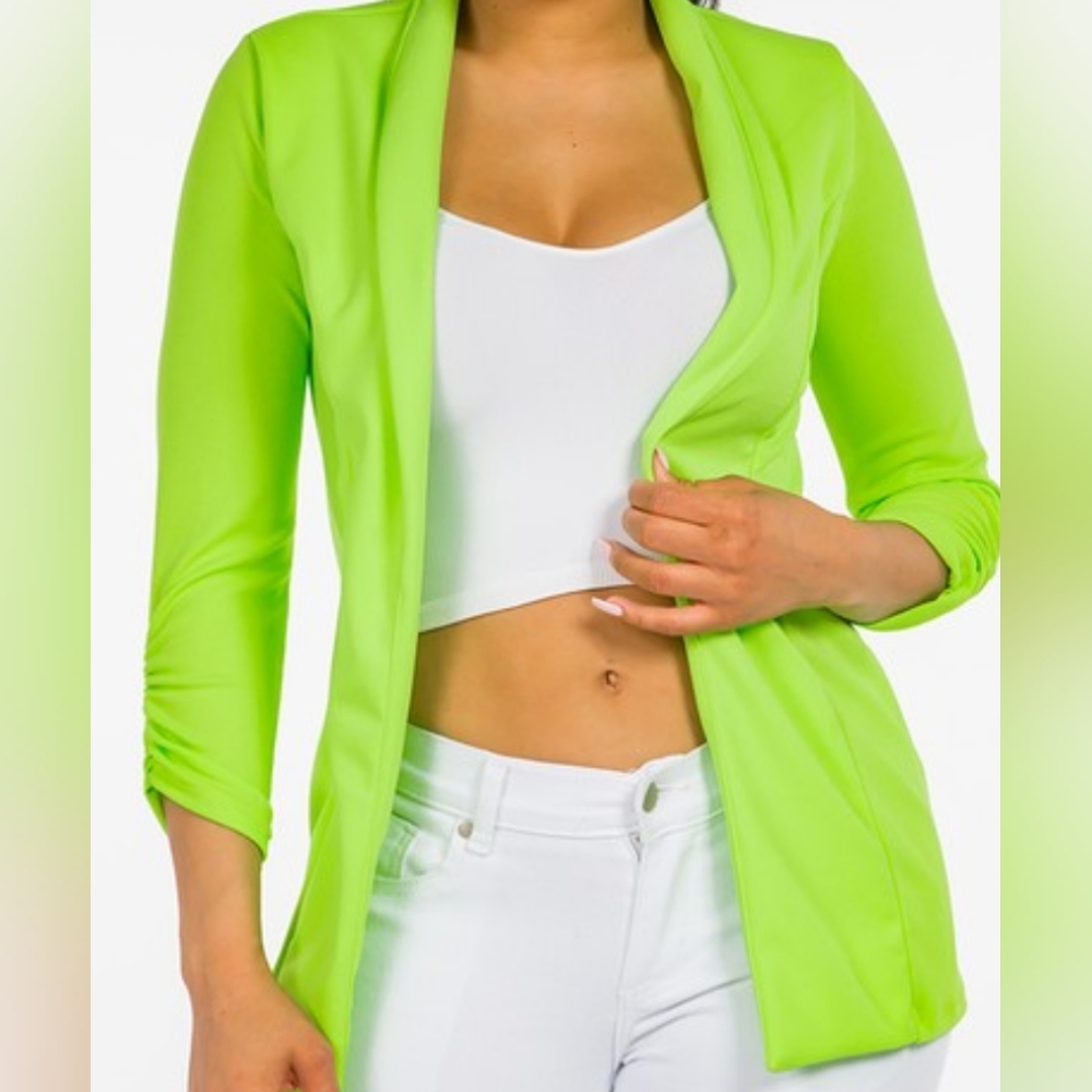 Fluorescent green Blazer